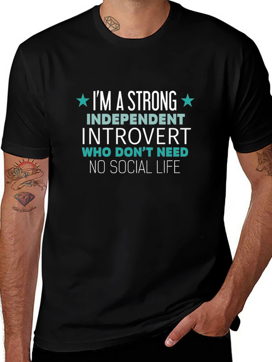 Introvert Statement Graphic T-Shirt