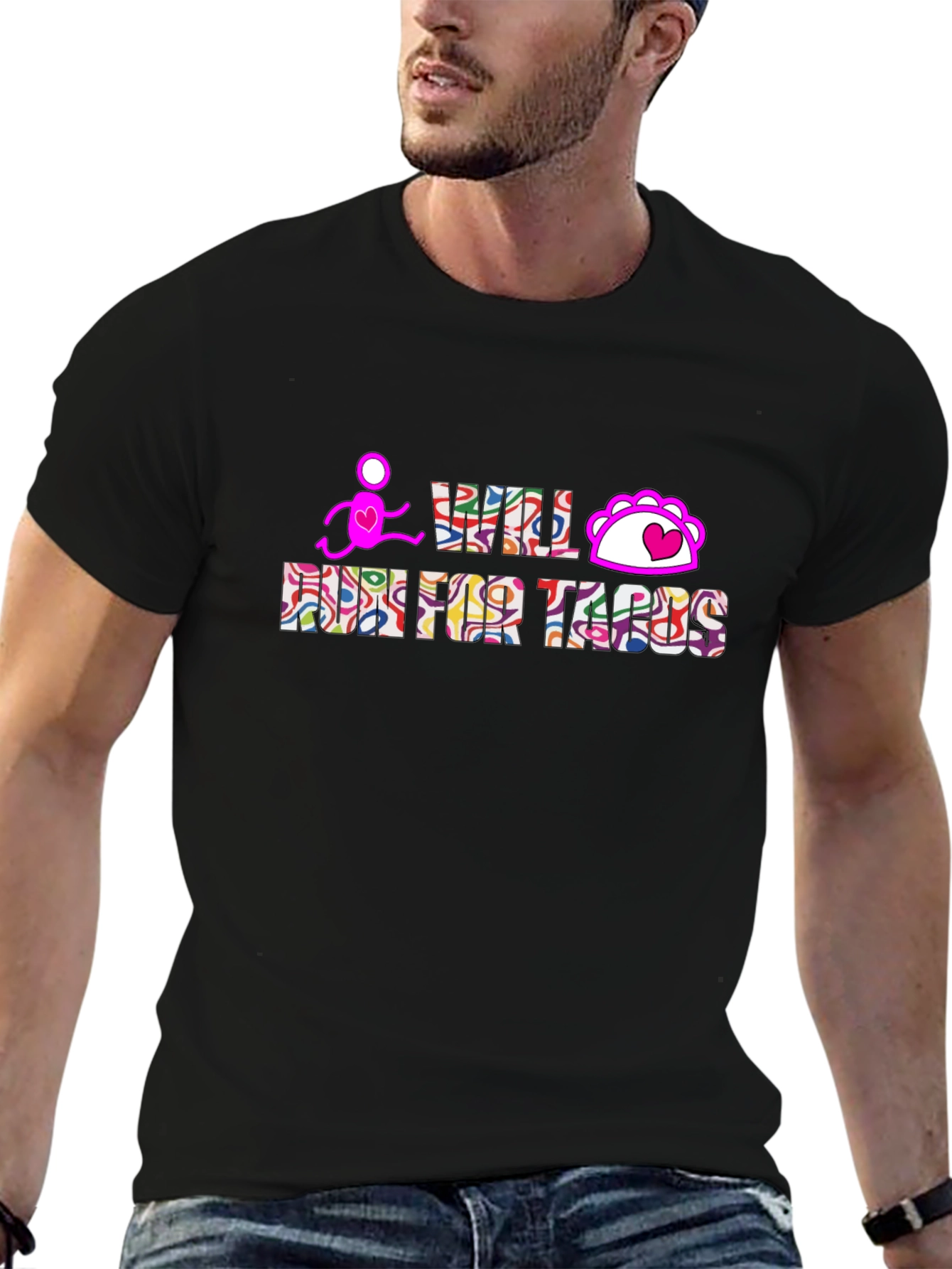 Will Run For Tacos Graphic Tee