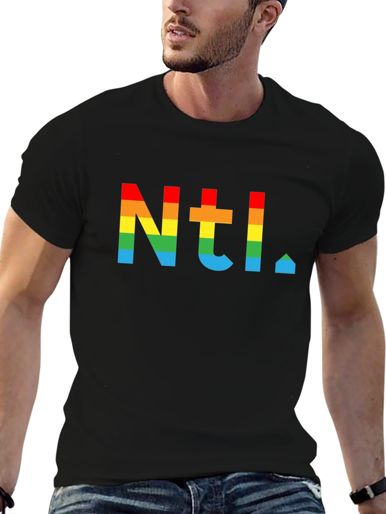 Rainbow Ntl. Graphic T-Shirt - Modern Mens Tee