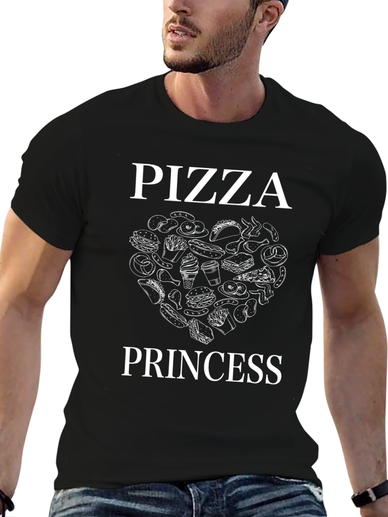 Pizza Princess Graphic T-Shirt