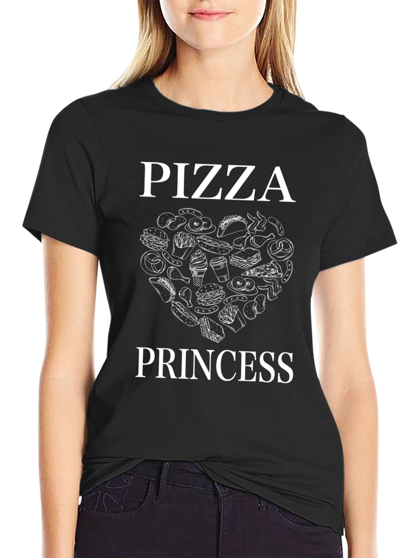 Pizza Princess Graphic T-Shirt