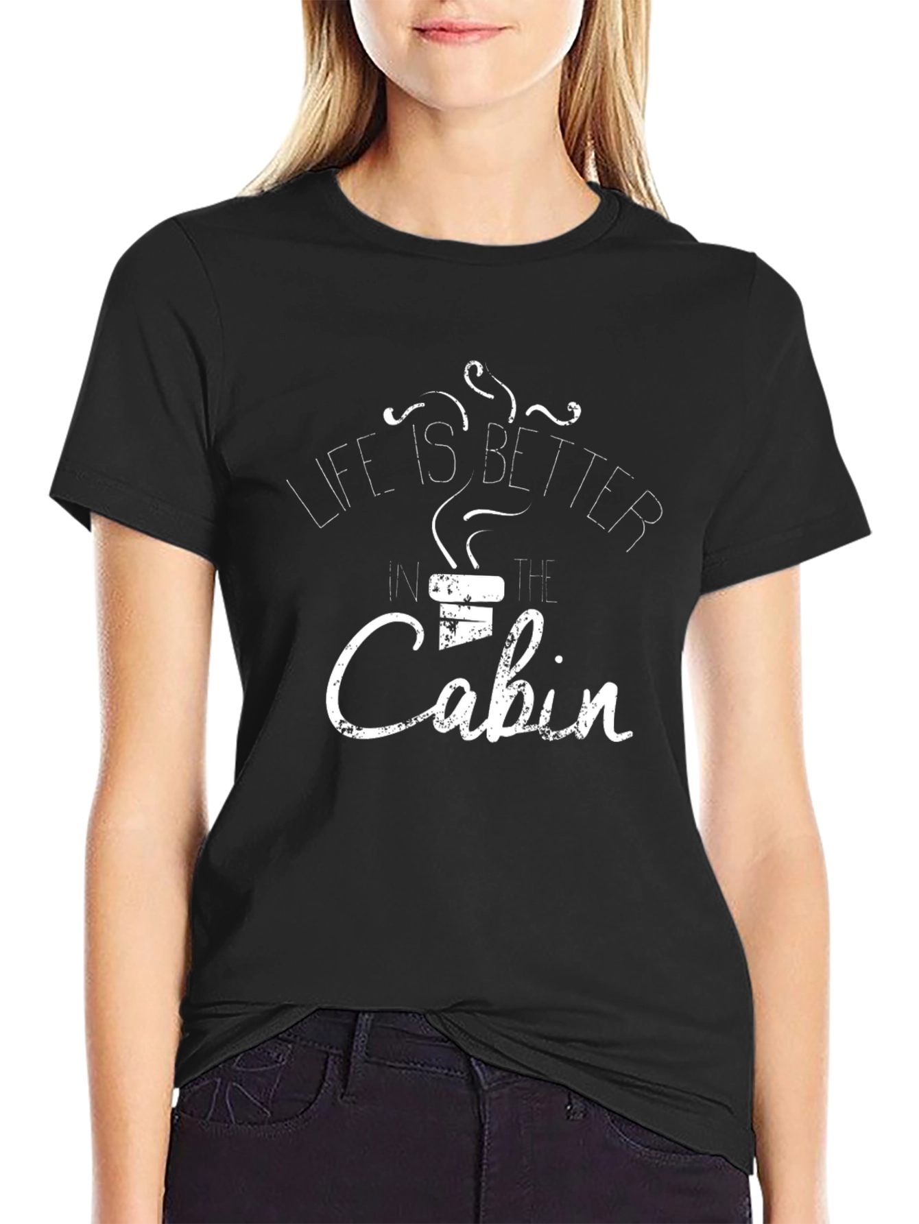 Cabin Life Graphic T-Shirt