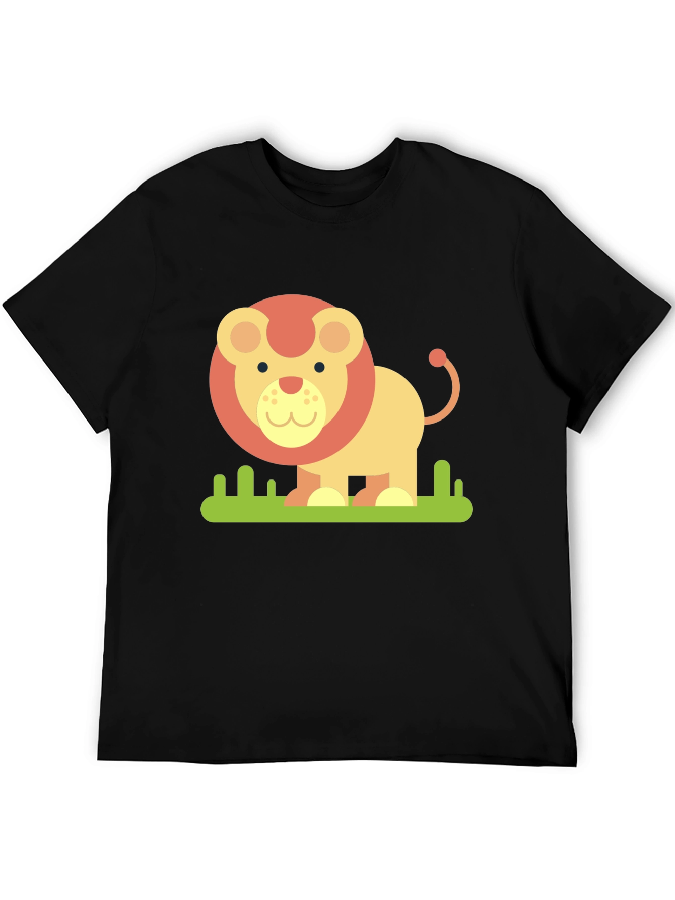 Lion Graphic Tee - Stylish Black T-Shirt