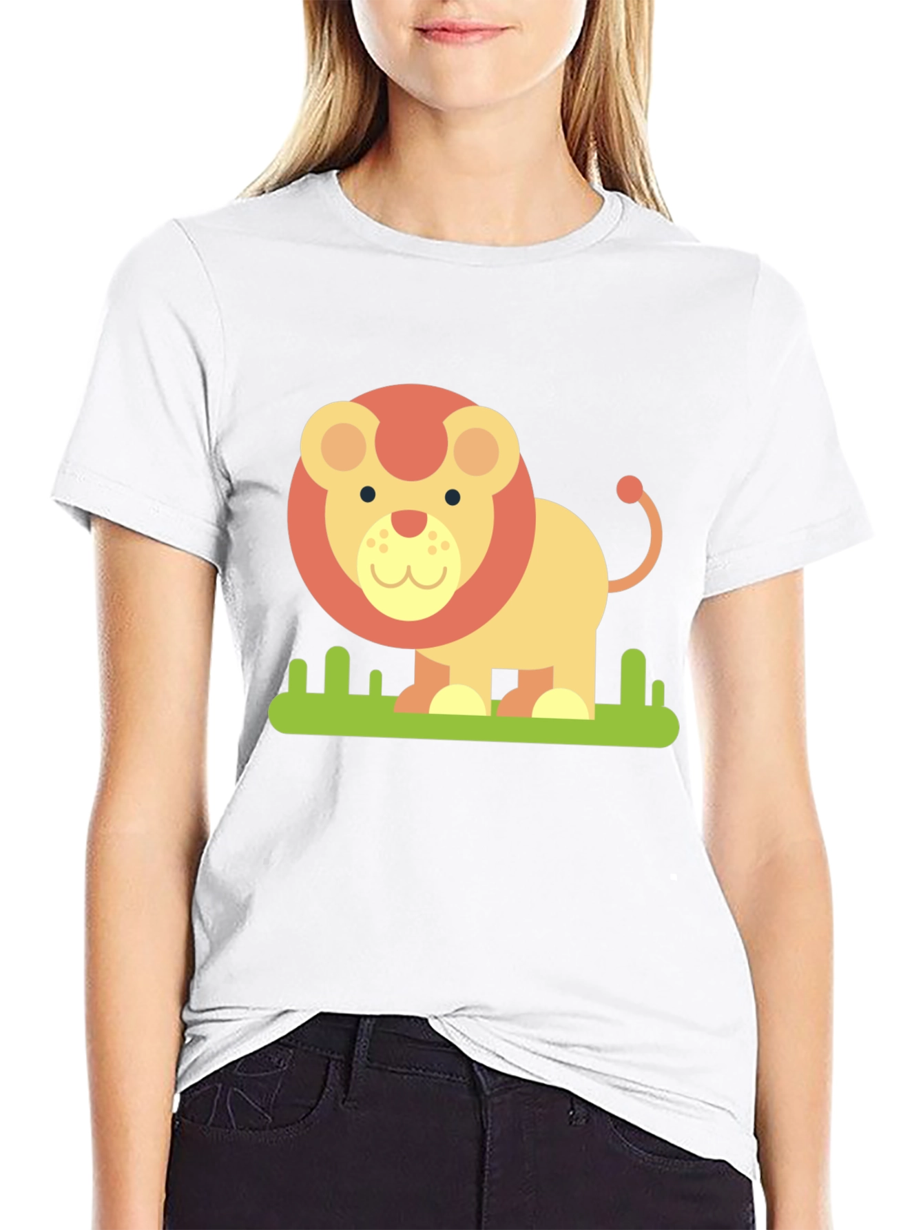 Lion Graphic Tee - Stylish Black T-Shirt