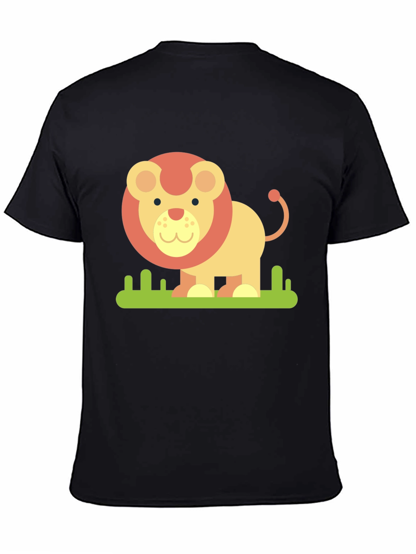 Lion Graphic Tee - Stylish Black T-Shirt