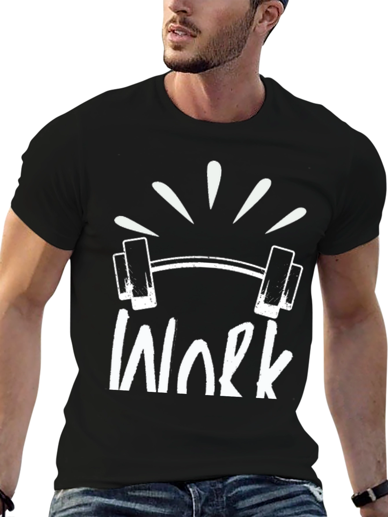 Work Hard T-Shirt - Fitness Motivation