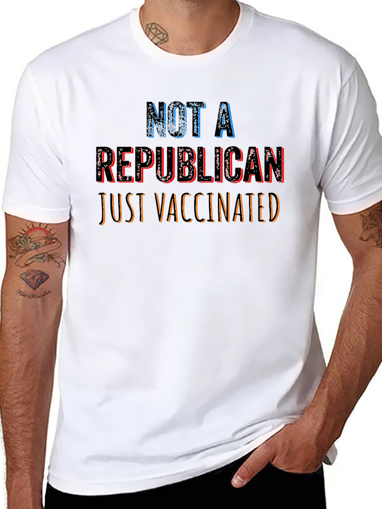 Not A Republican Just Vaccinated Tee