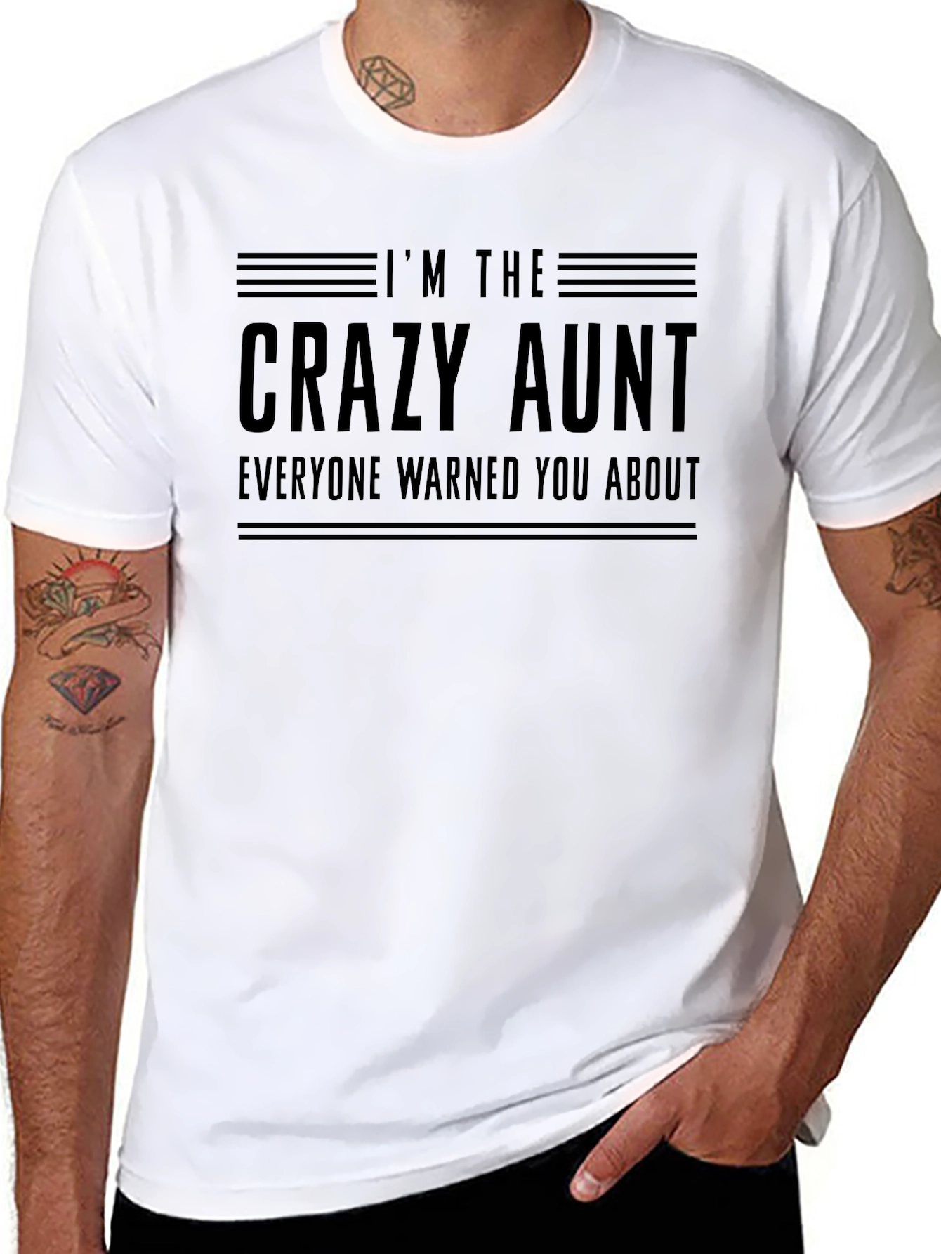 Crazy Aunt T-Shirt Funny Gift for Aunt