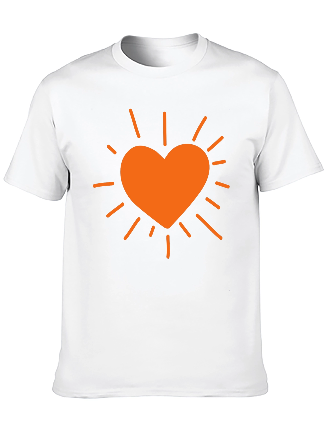 Heart Burst Graphic T-Shirt - Black