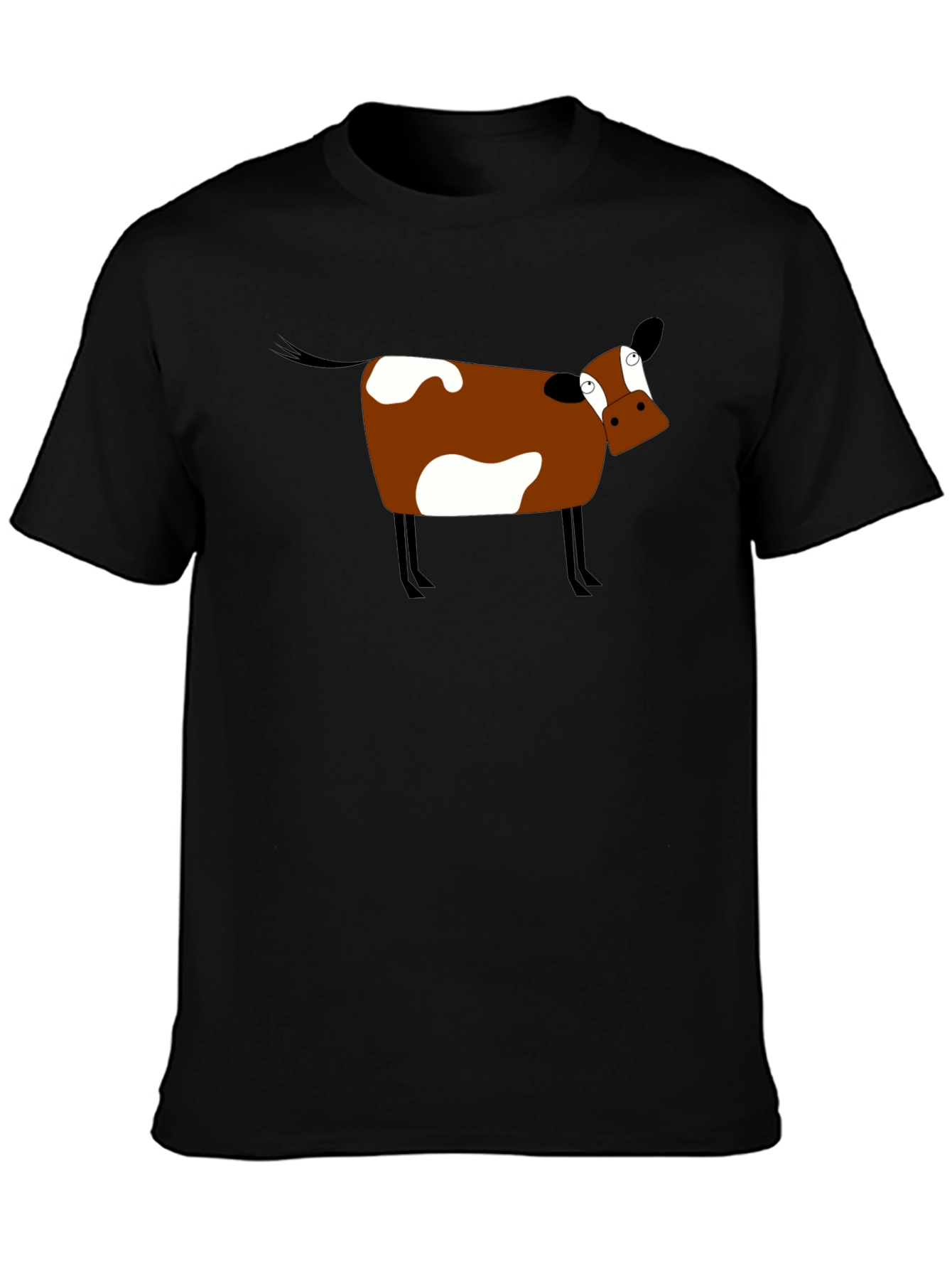 Cow Cartoon T-Shirt - Funny Graphic Tee