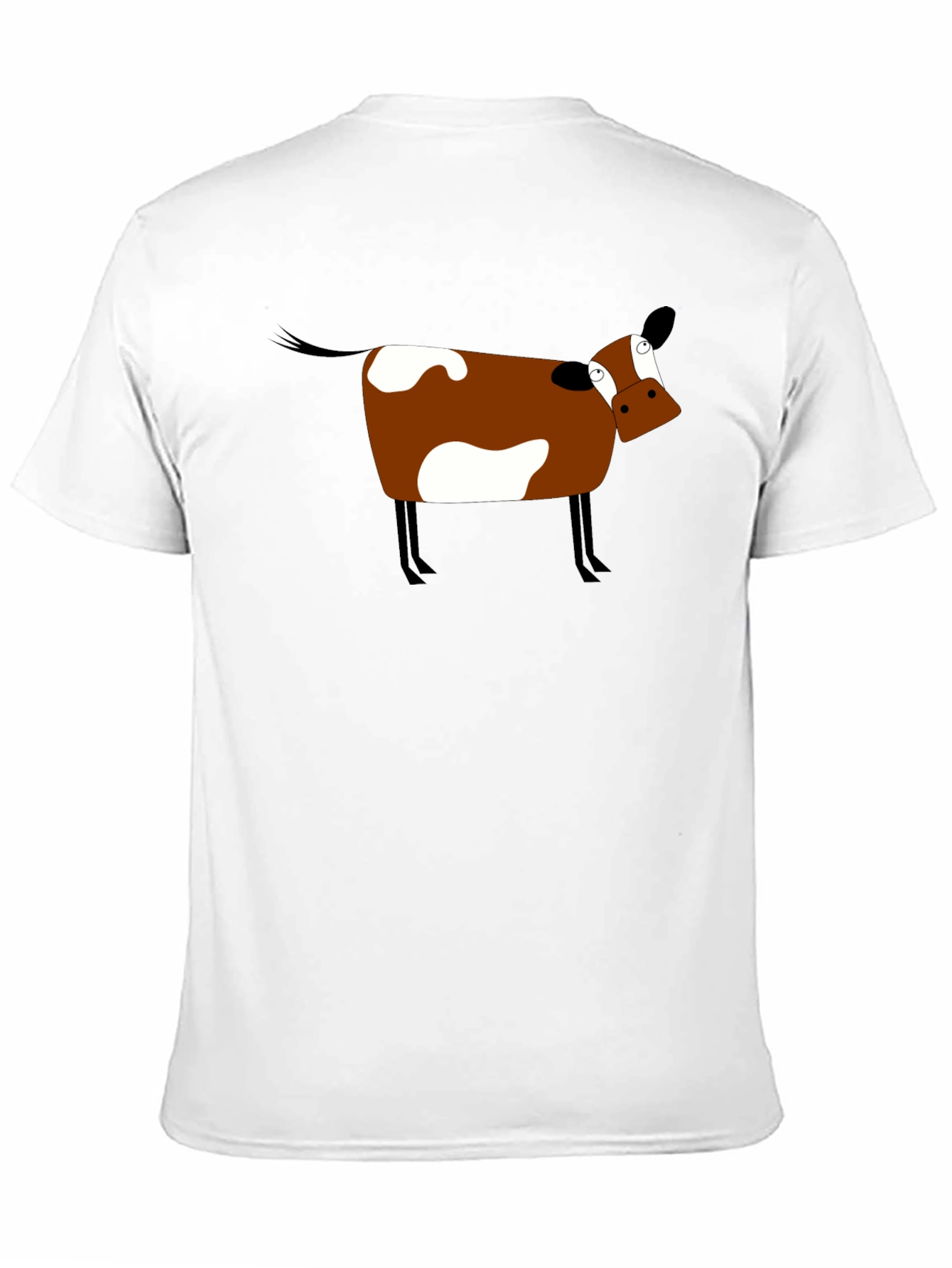 Cow Cartoon T-Shirt - Funny Graphic Tee