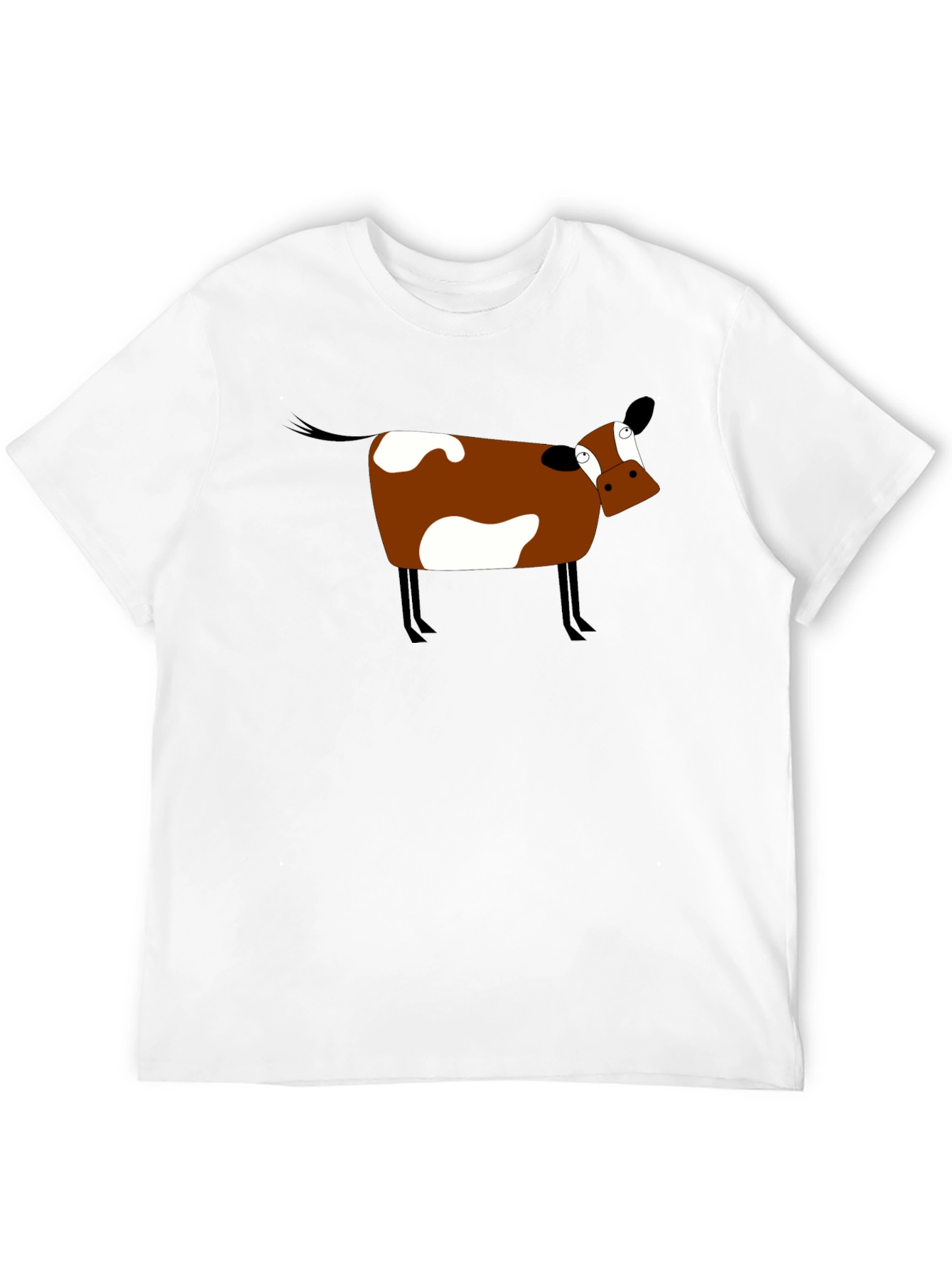 Cow Cartoon T-Shirt - Funny Graphic Tee
