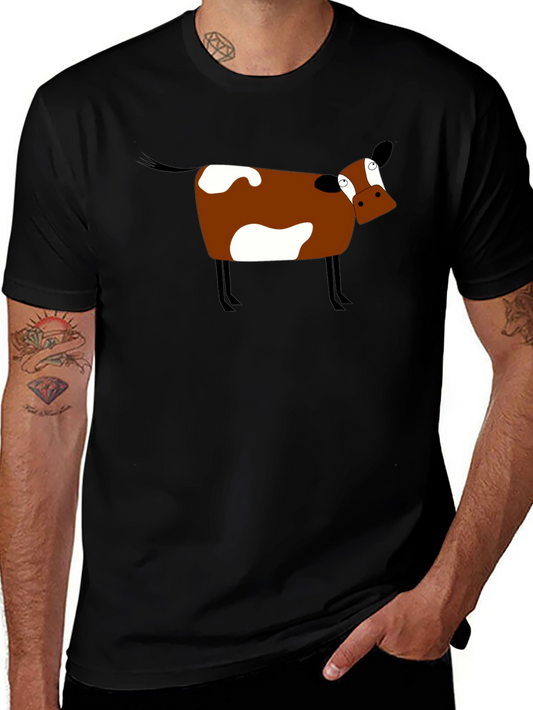 Cow Cartoon T-Shirt - Funny Graphic Tee