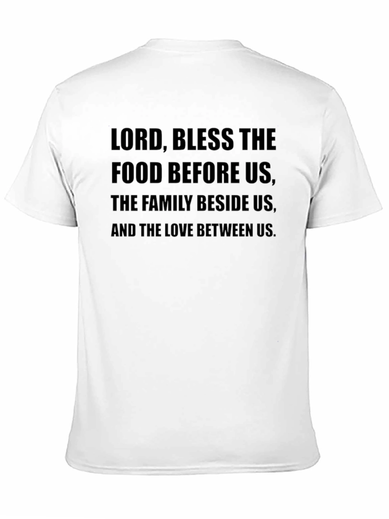 Faith Family Food Prayer T-Shirt