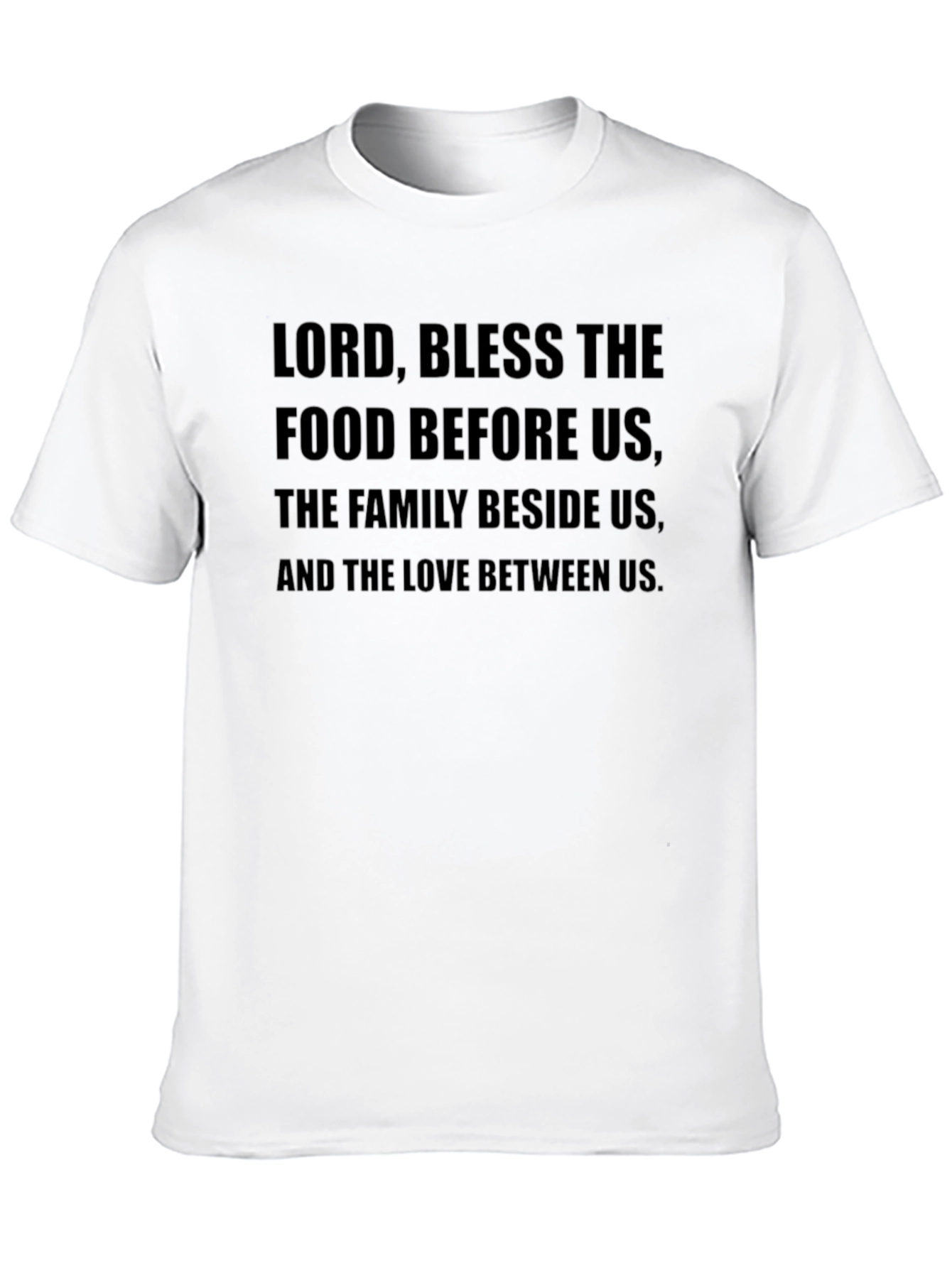 Faith Family Food Prayer T-Shirt