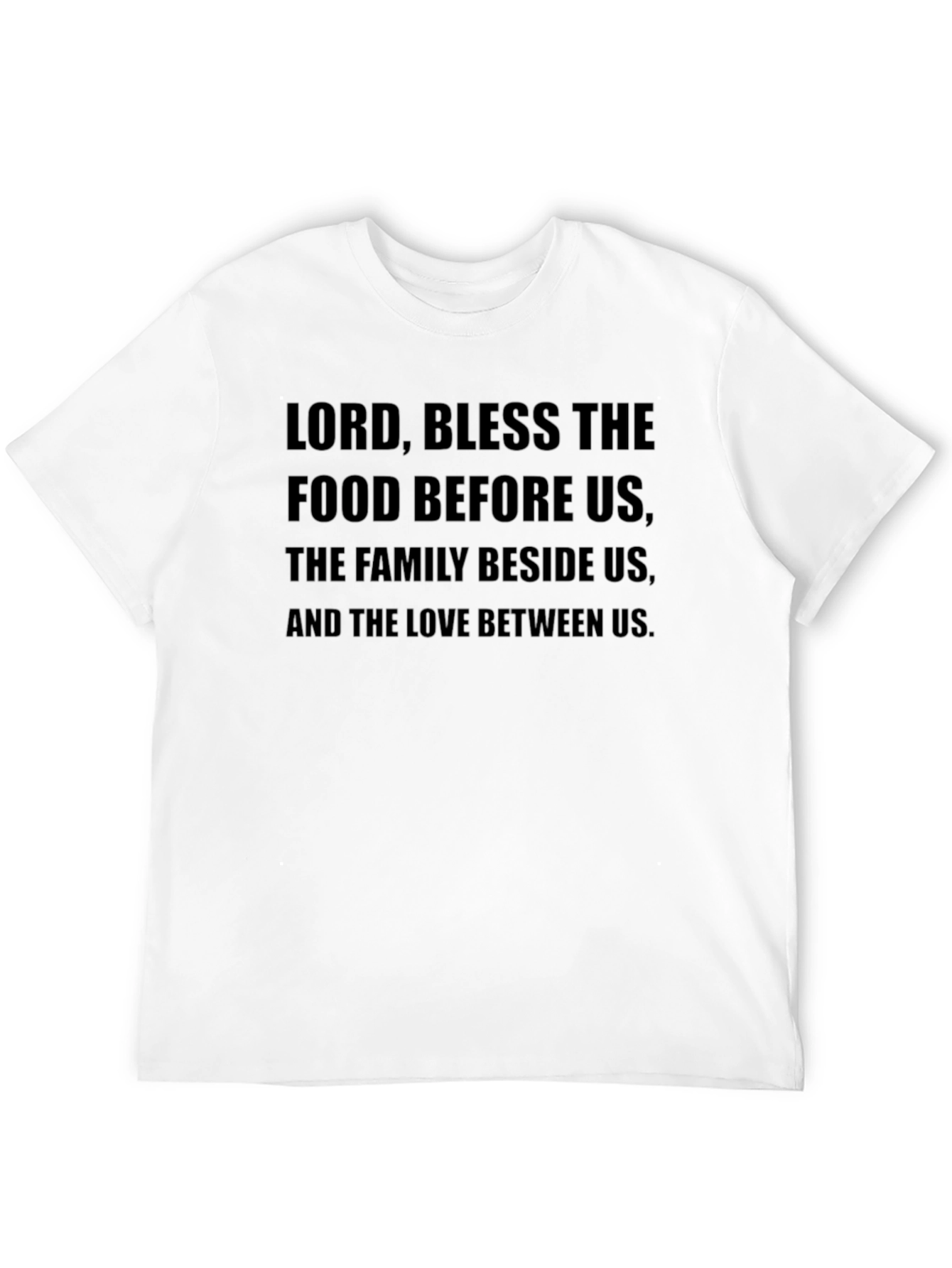 Faith Family Food Prayer T-Shirt