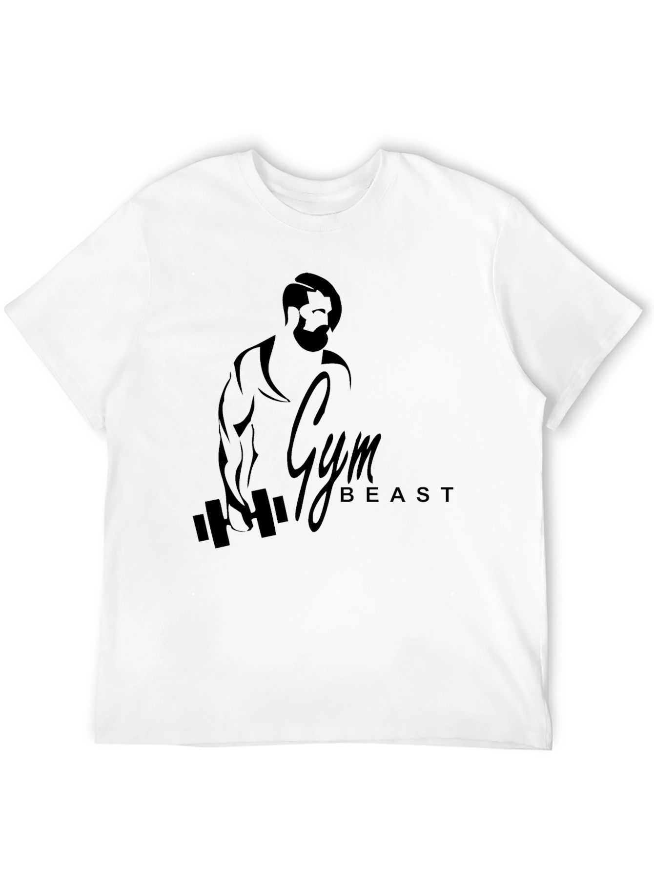 Gym Beast Black T-Shirt - Fitness Apparel