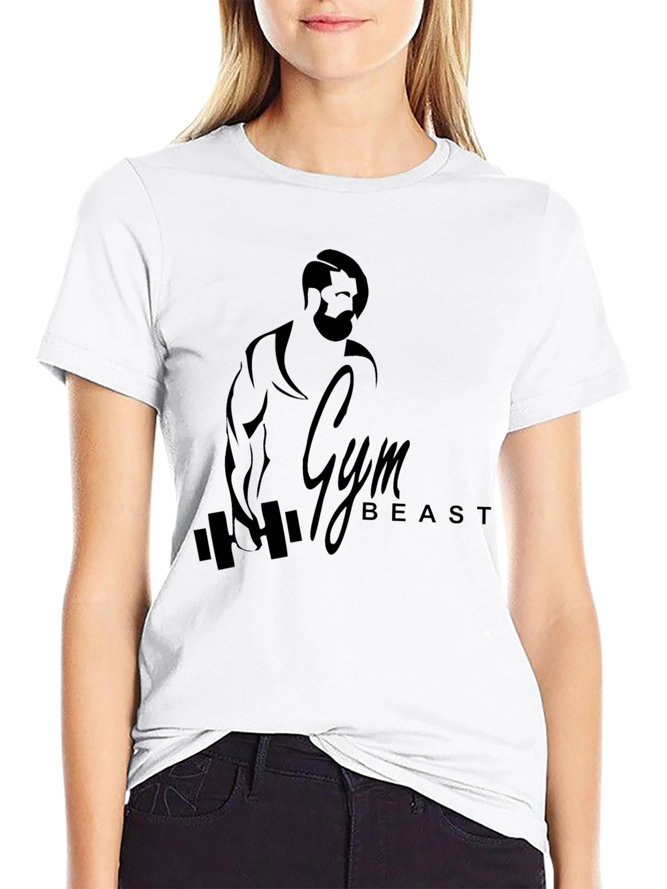 Gym Beast Black T-Shirt - Fitness Apparel