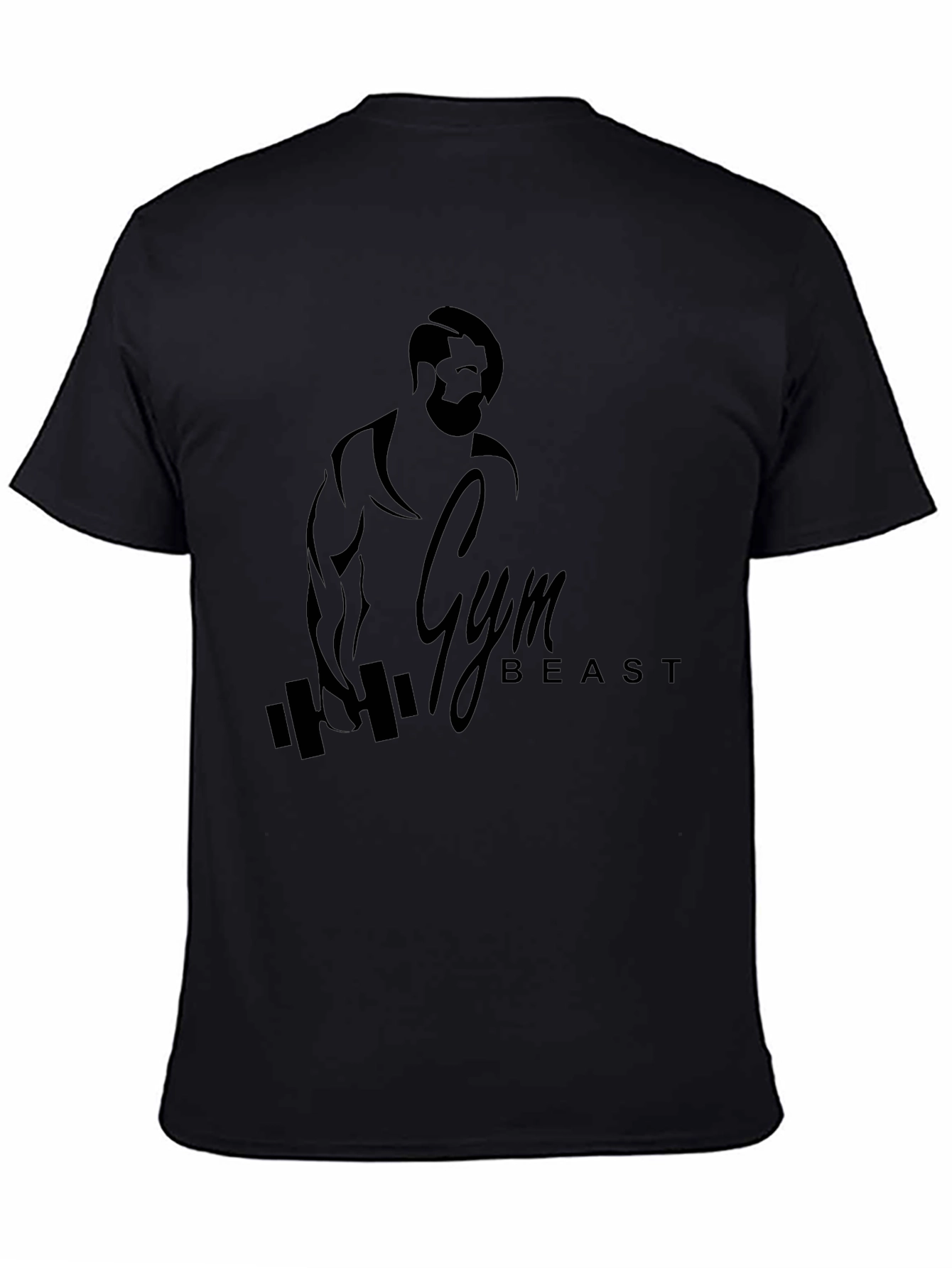 Gym Beast Black T-Shirt - Fitness Apparel