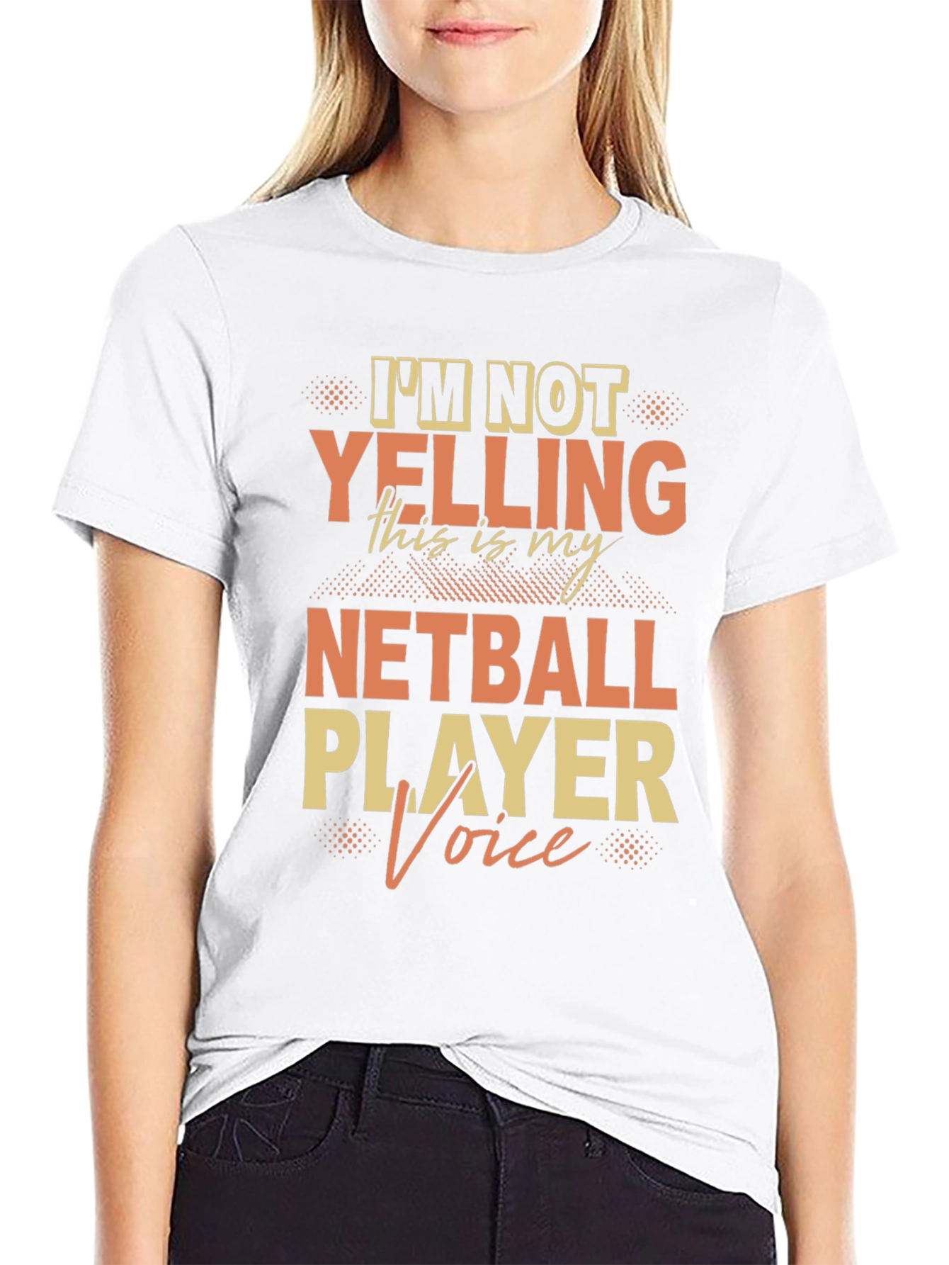 Netball Player Voice T-Shirt