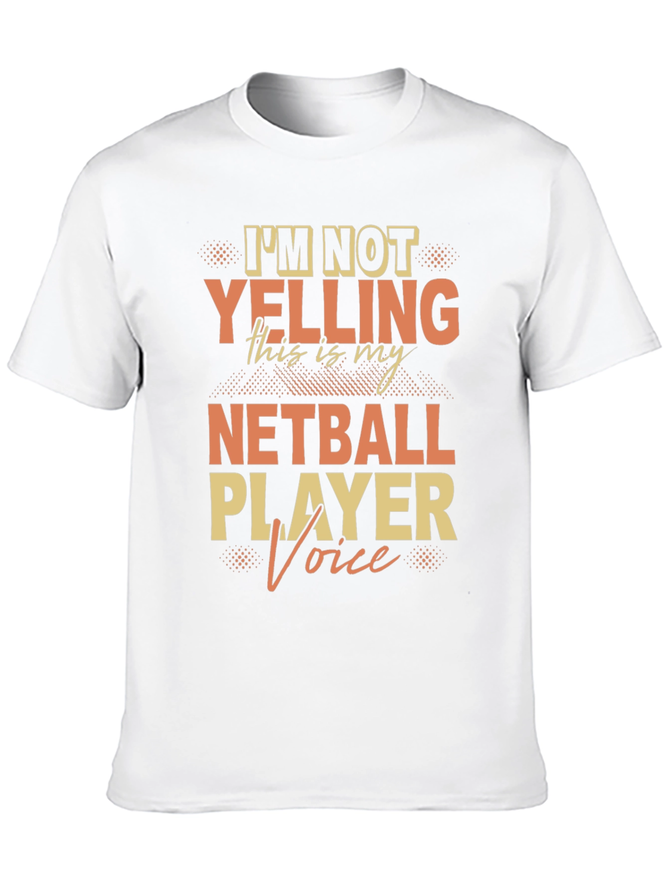Netball Player Voice T-Shirt