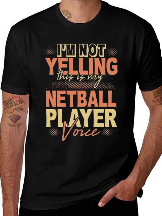 Netball Player Voice T-Shirt