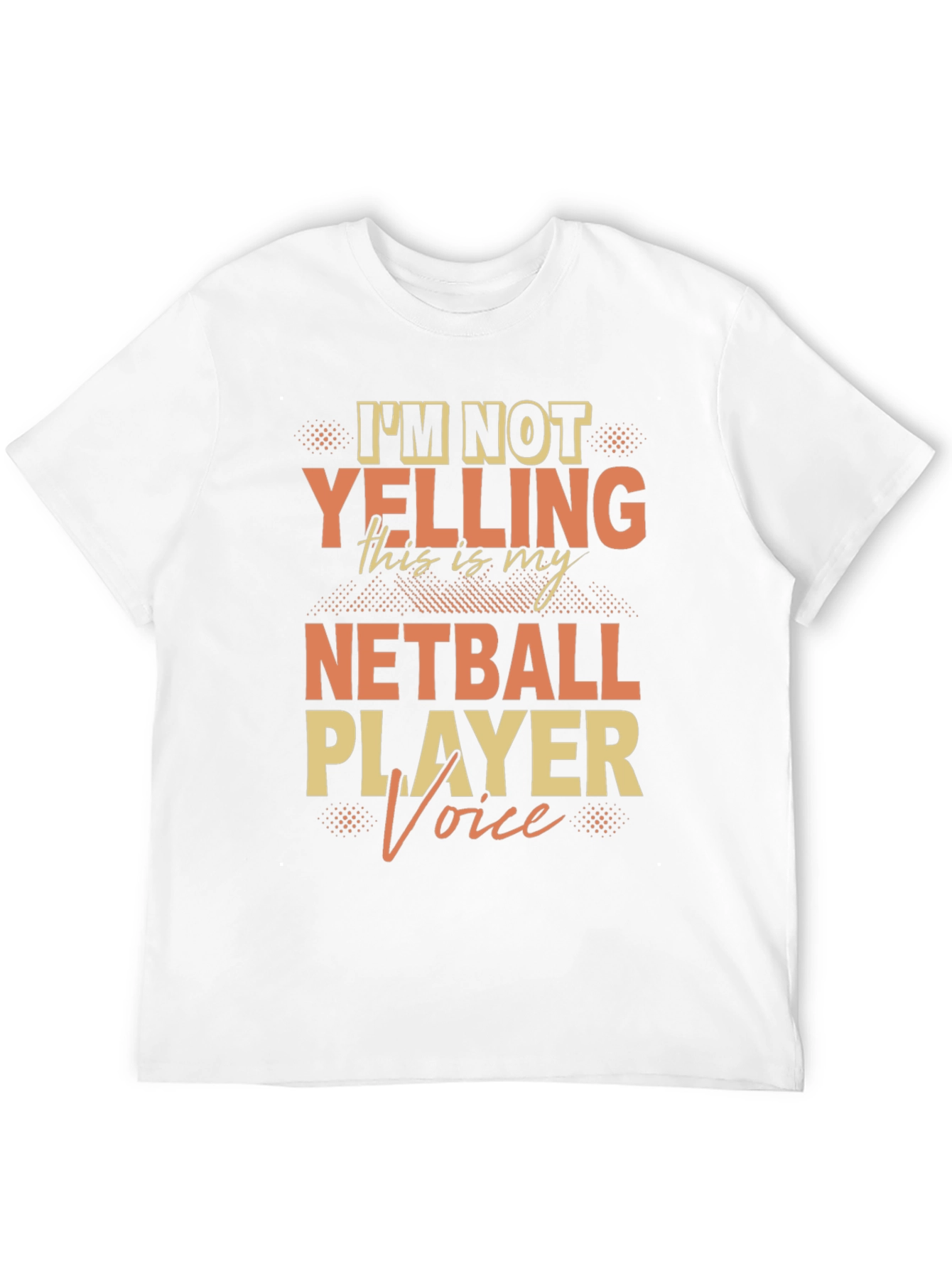Netball Player Voice T-Shirt