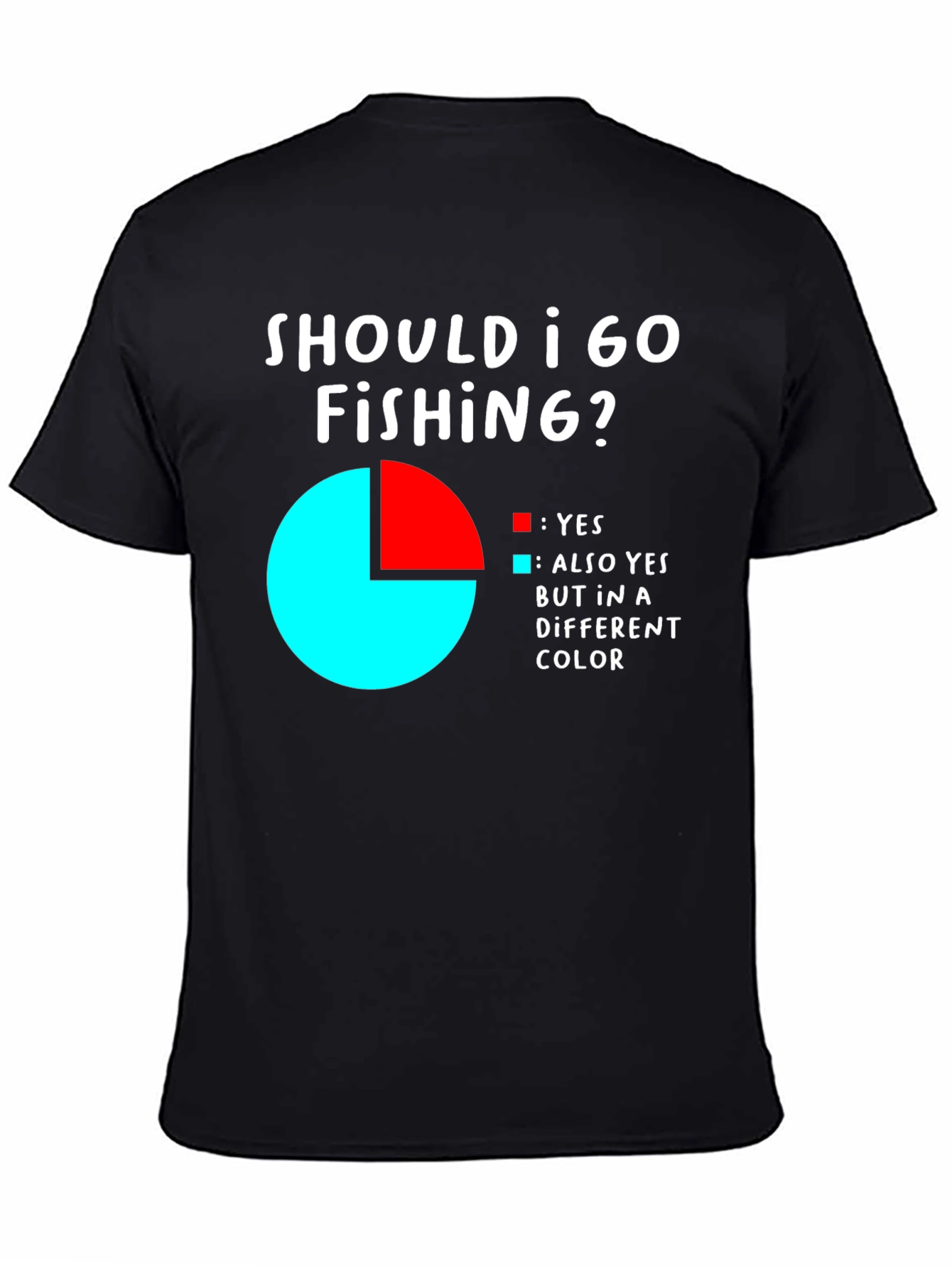 Funny Fishing T-Shirt - Should I Go Fishing? Tee