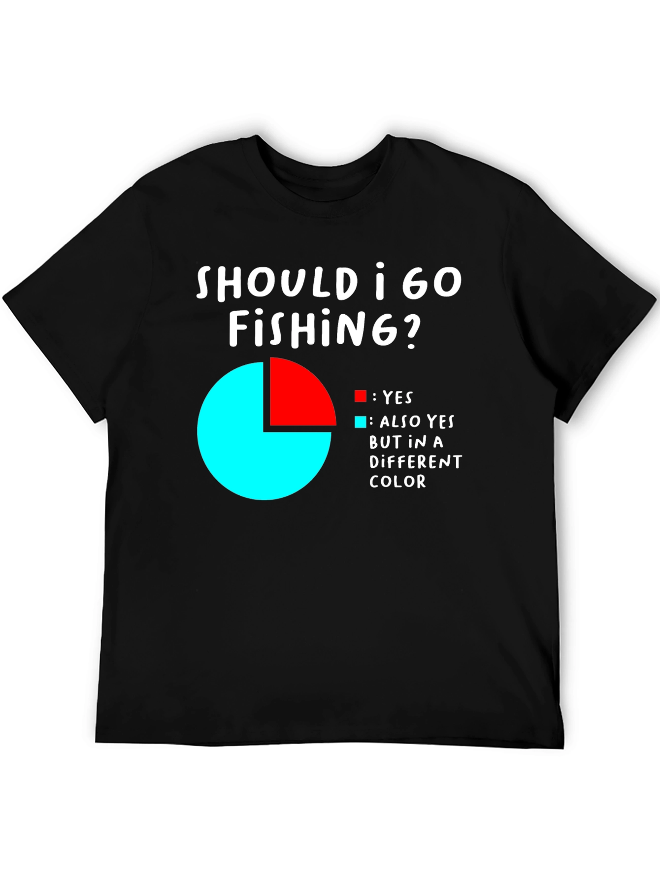 Funny Fishing T-Shirt - Should I Go Fishing? Tee