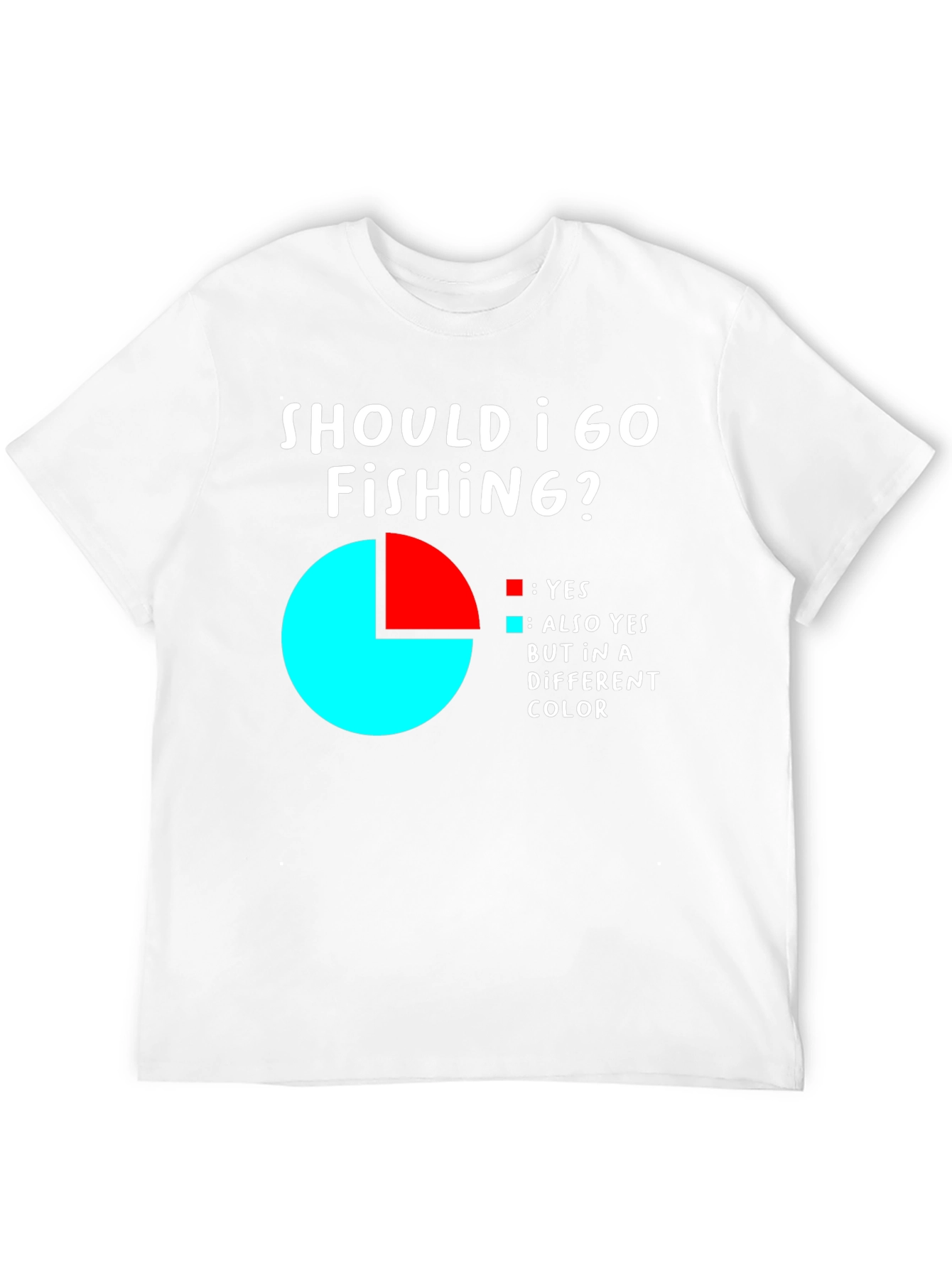 Funny Fishing T-Shirt - Should I Go Fishing? Tee