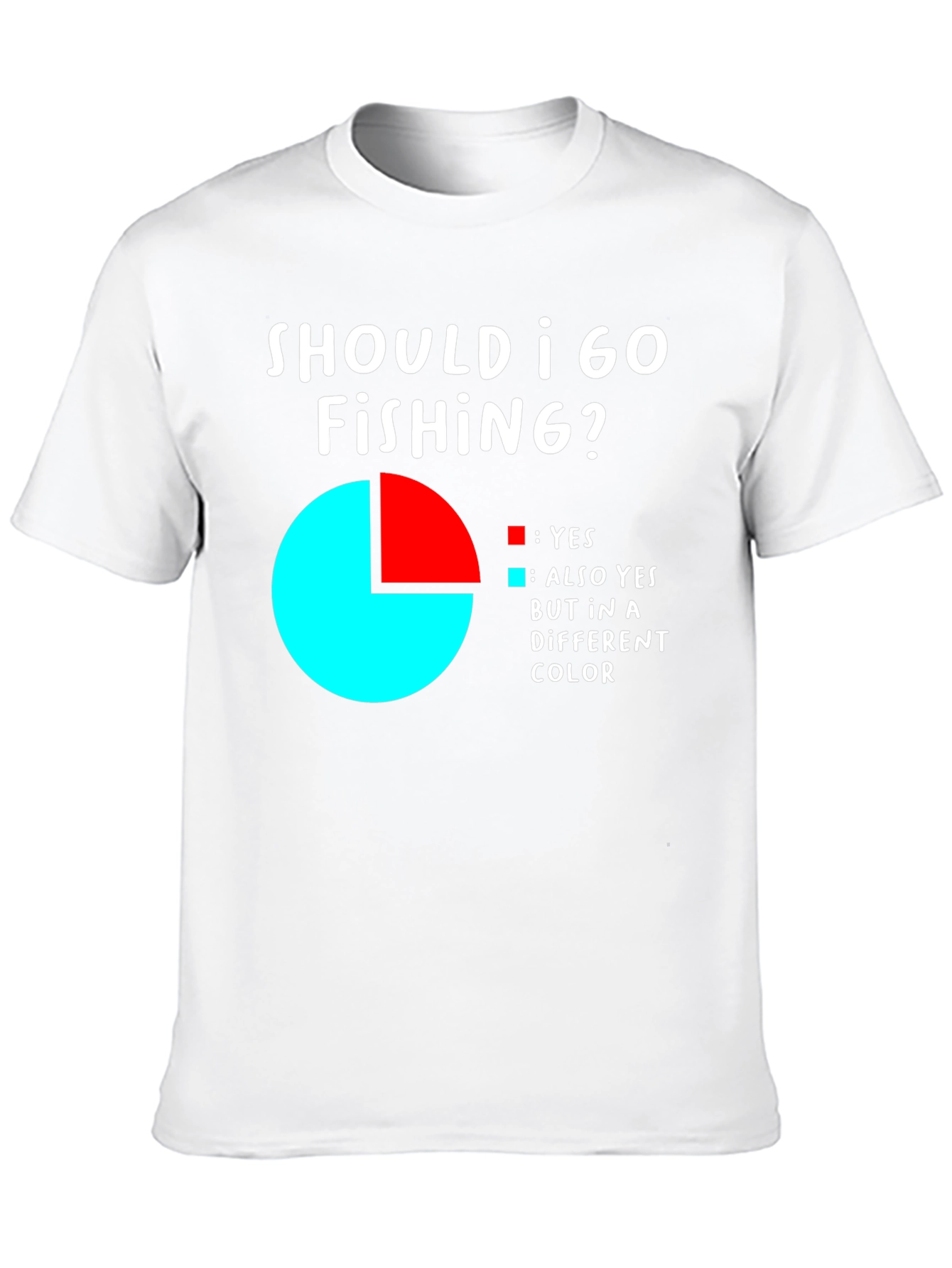 Funny Fishing T-Shirt - Should I Go Fishing? Tee