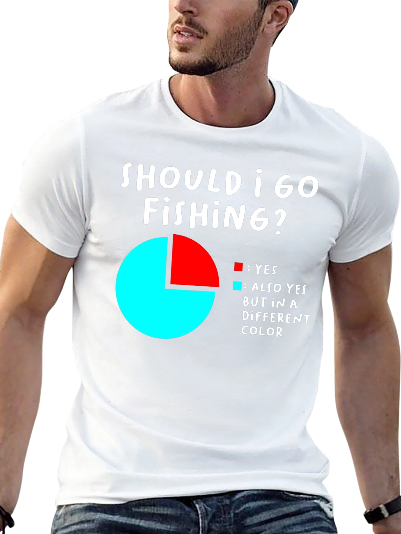 Funny Fishing T-Shirt - Should I Go Fishing? Tee