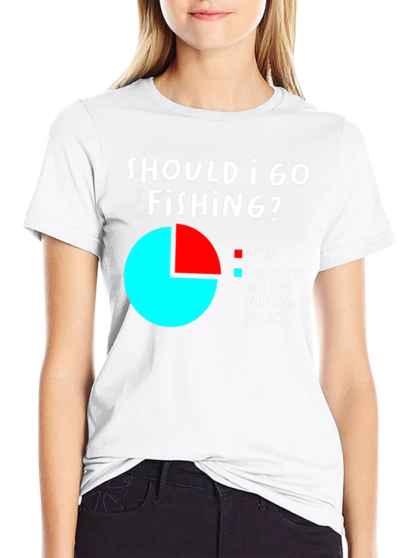 Funny Fishing T-Shirt - Should I Go Fishing? Tee