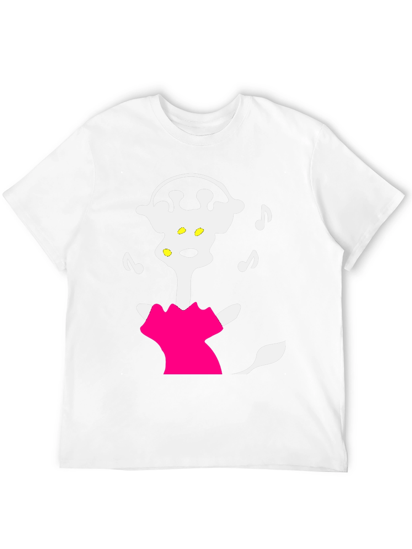 Cartoon Music Lover T-Shirt