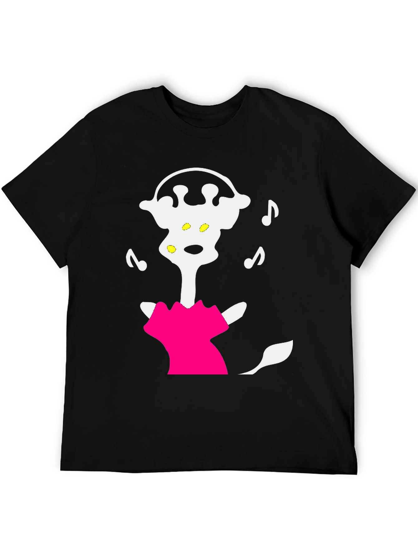 Cartoon Music Lover T-Shirt