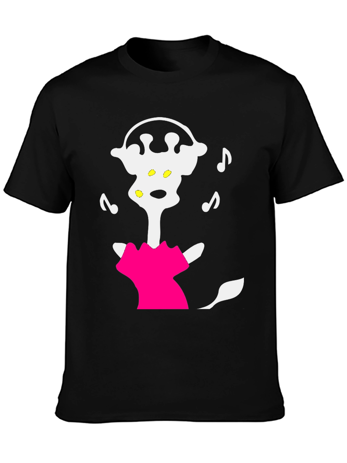 Cartoon Music Lover T-Shirt