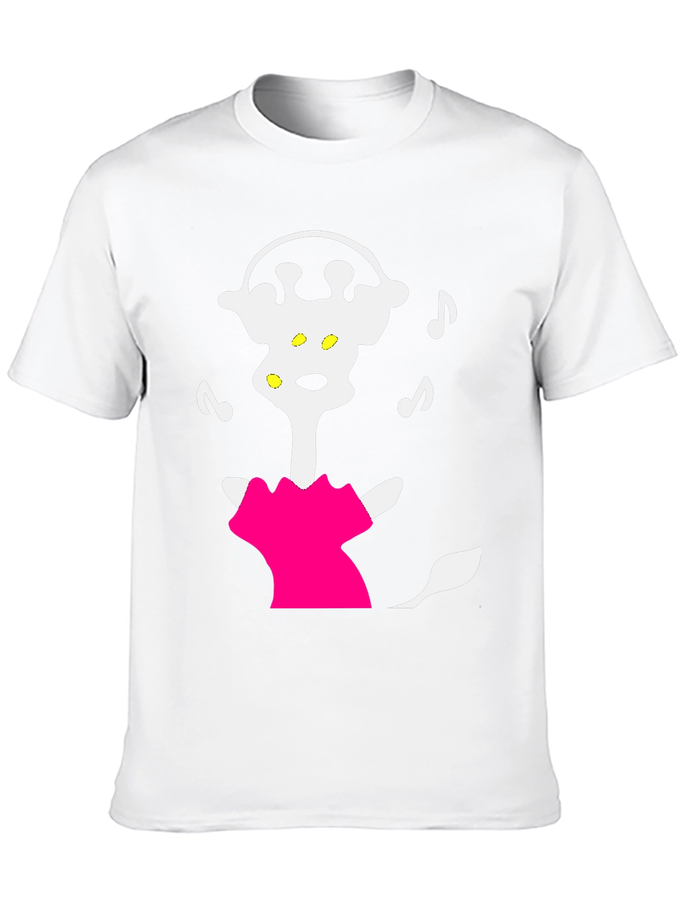 Cartoon Music Lover T-Shirt