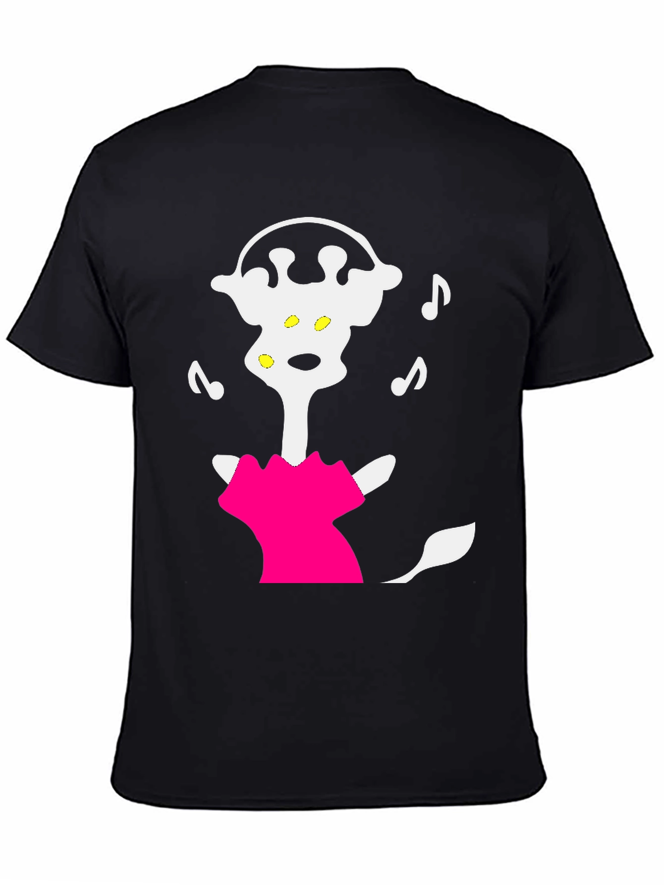 Cartoon Music Lover T-Shirt