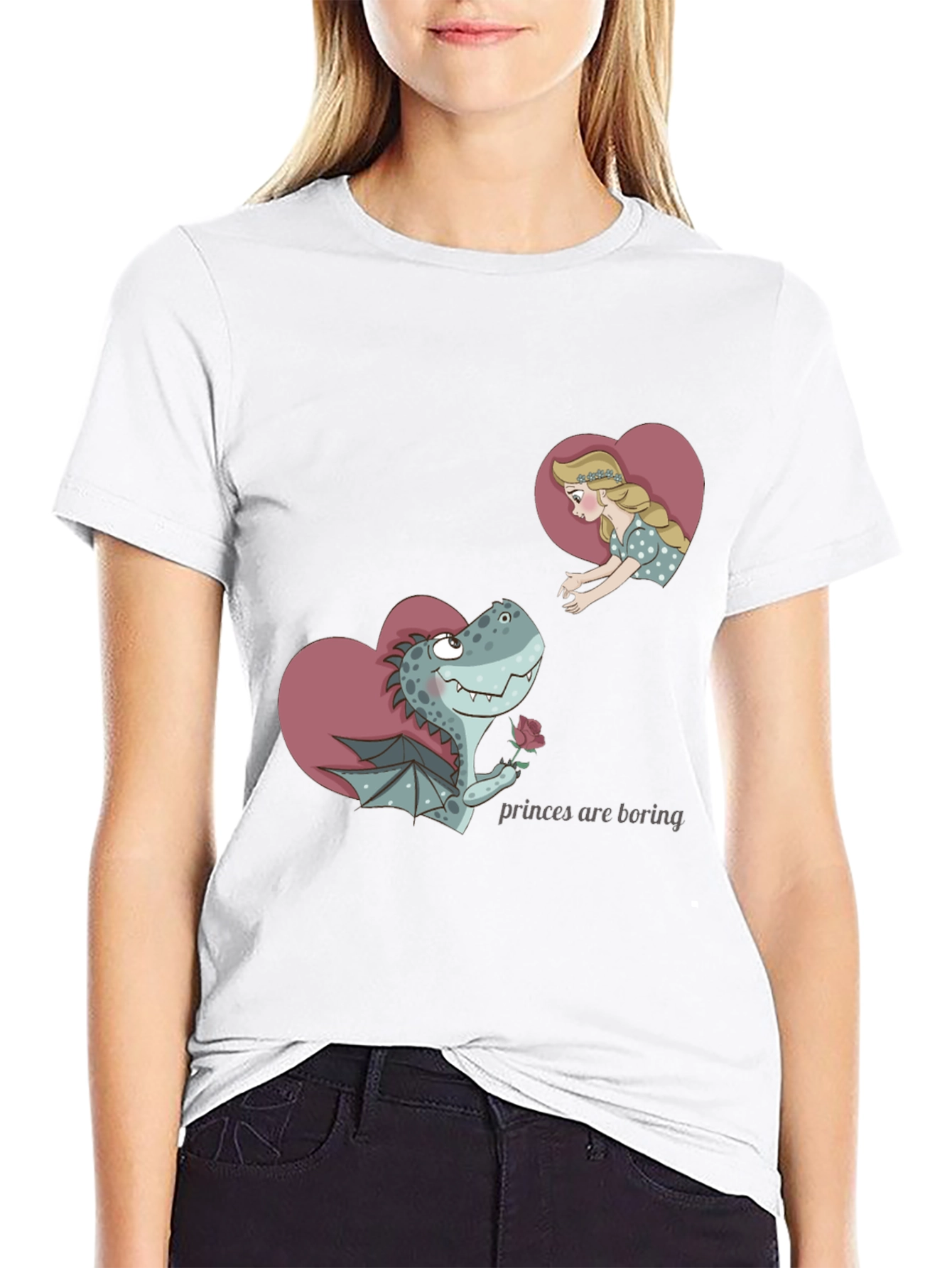 Dragon & Princess Graphic T-Shirt