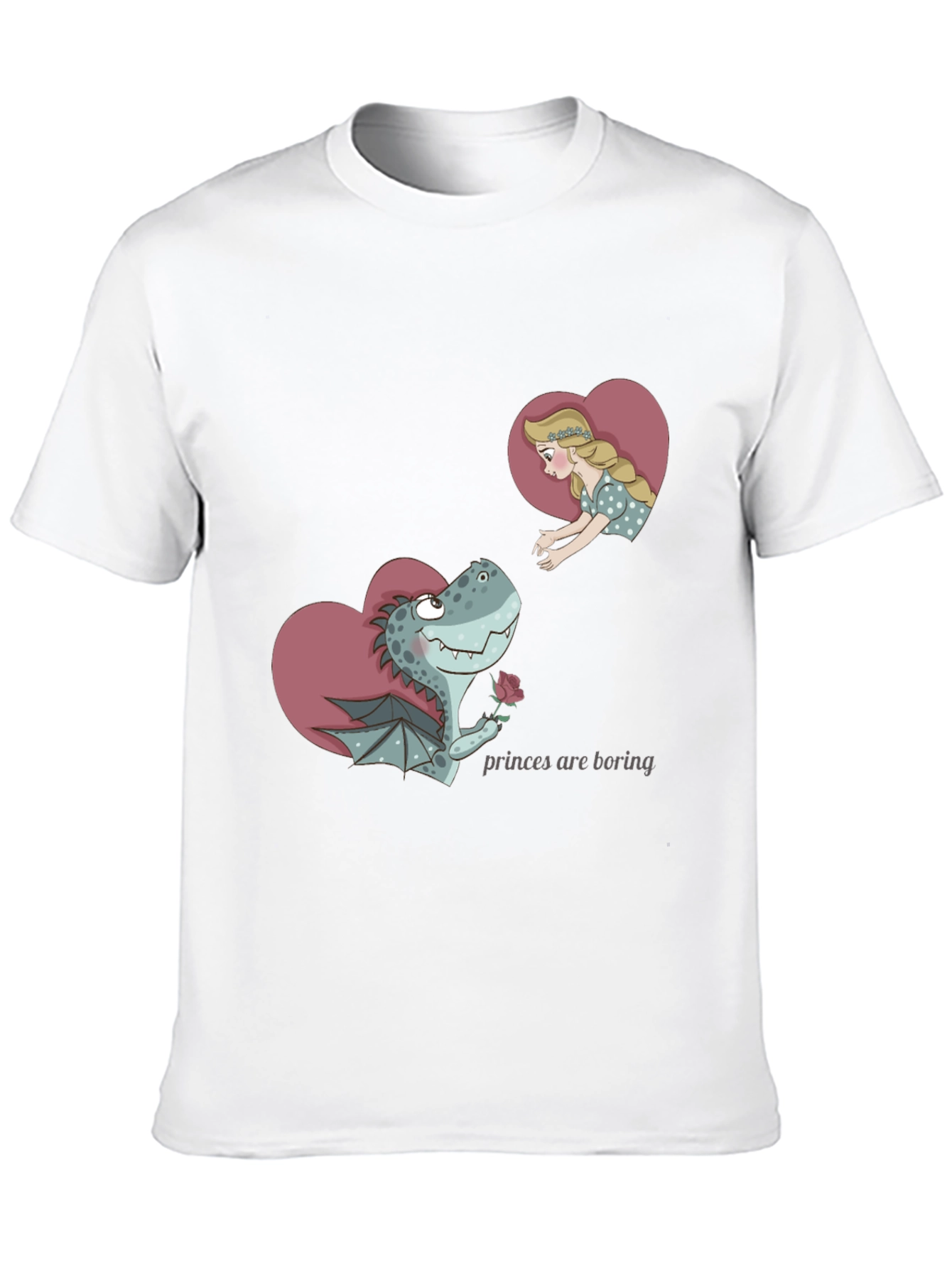 Dragon & Princess Graphic T-Shirt