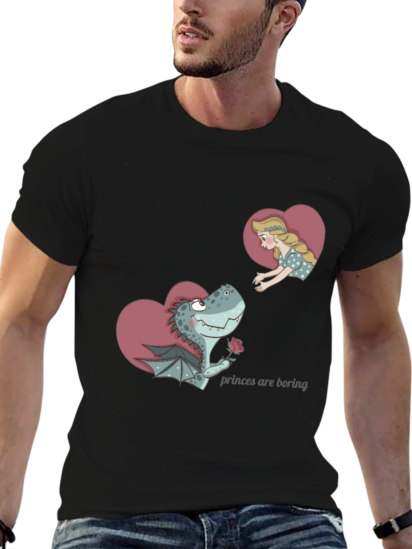 Dragon & Princess Graphic T-Shirt