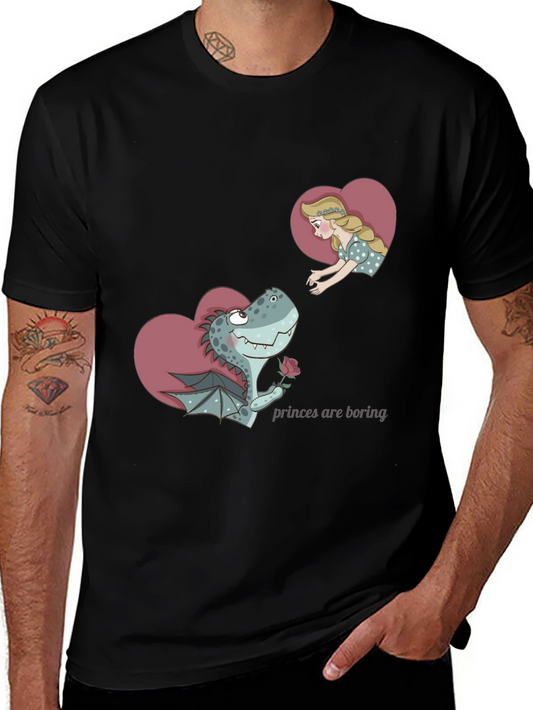 Dragon & Princess Graphic T-Shirt