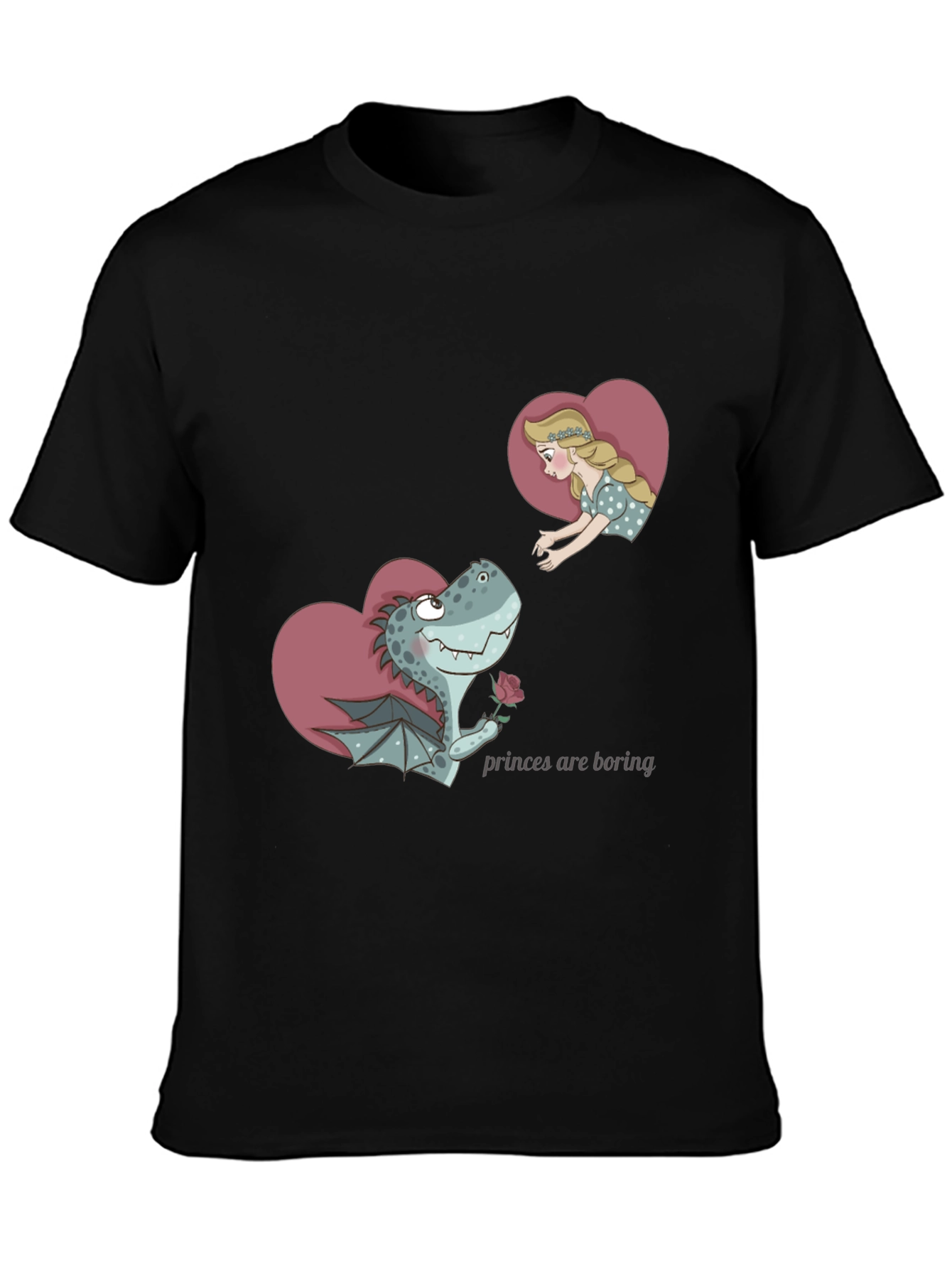 Dragon & Princess Graphic T-Shirt