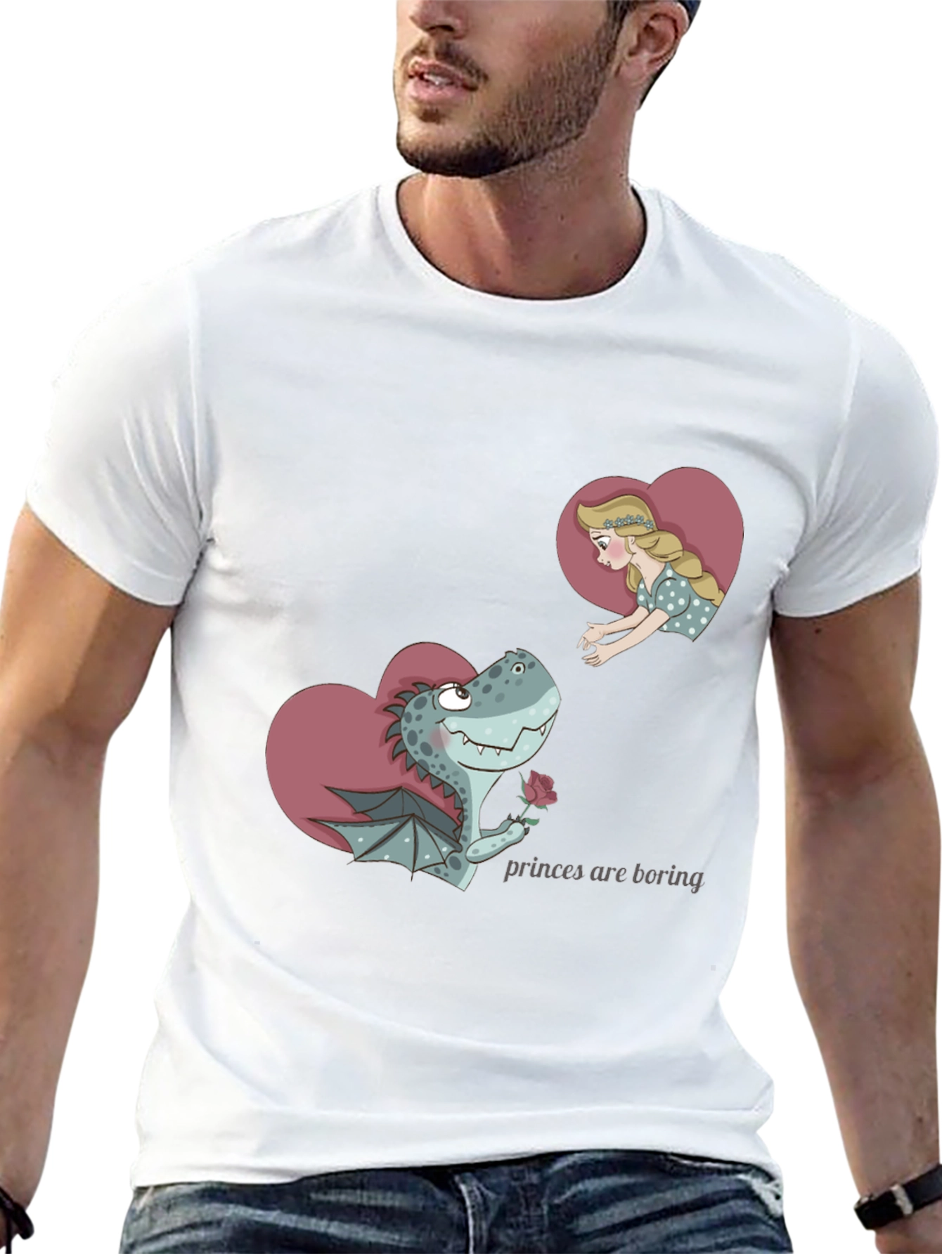 Dragon & Princess Graphic T-Shirt