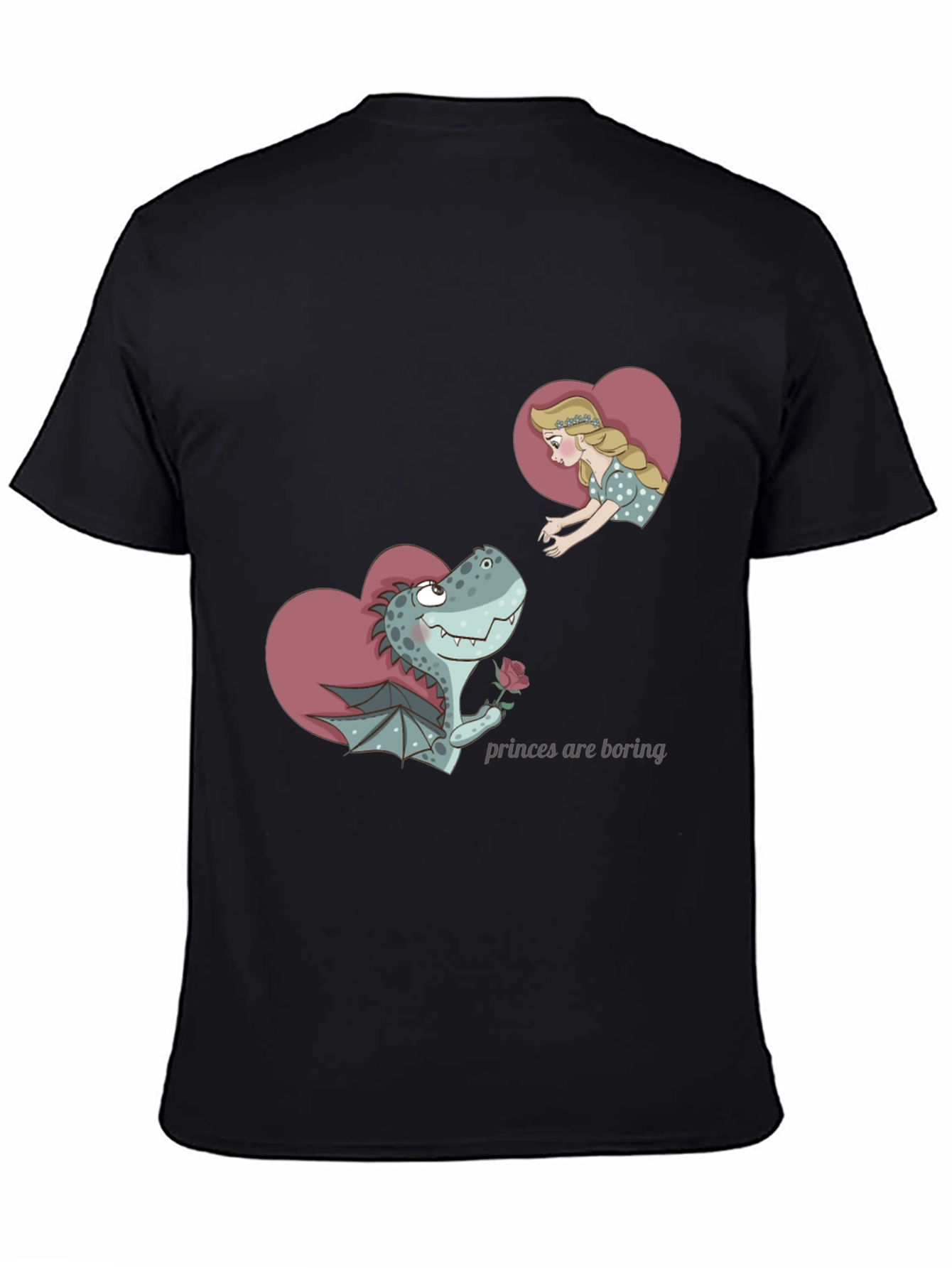 Dragon & Princess Graphic T-Shirt