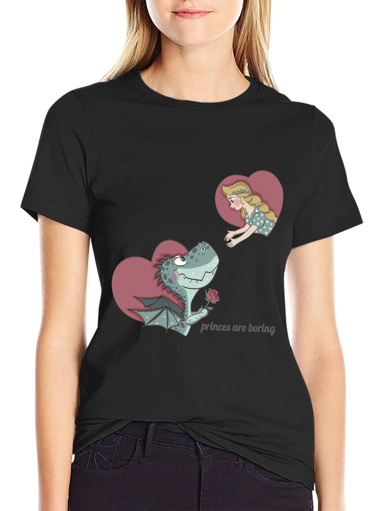 Dragon & Princess Graphic T-Shirt