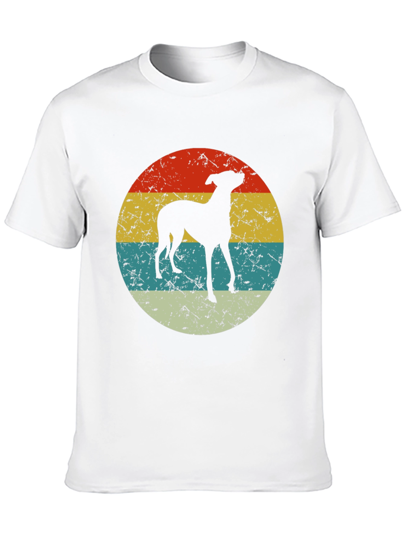 Retro Dog Silhouette Graphic Tee