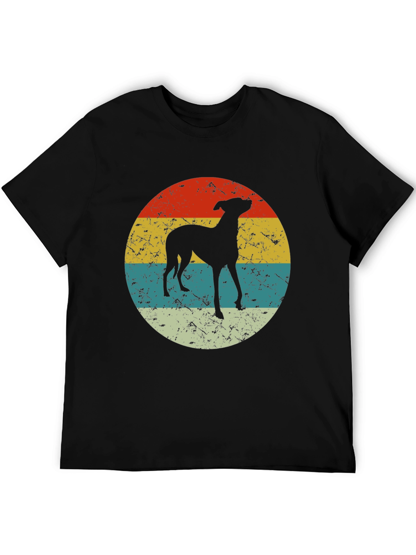 Retro Dog Silhouette Graphic Tee