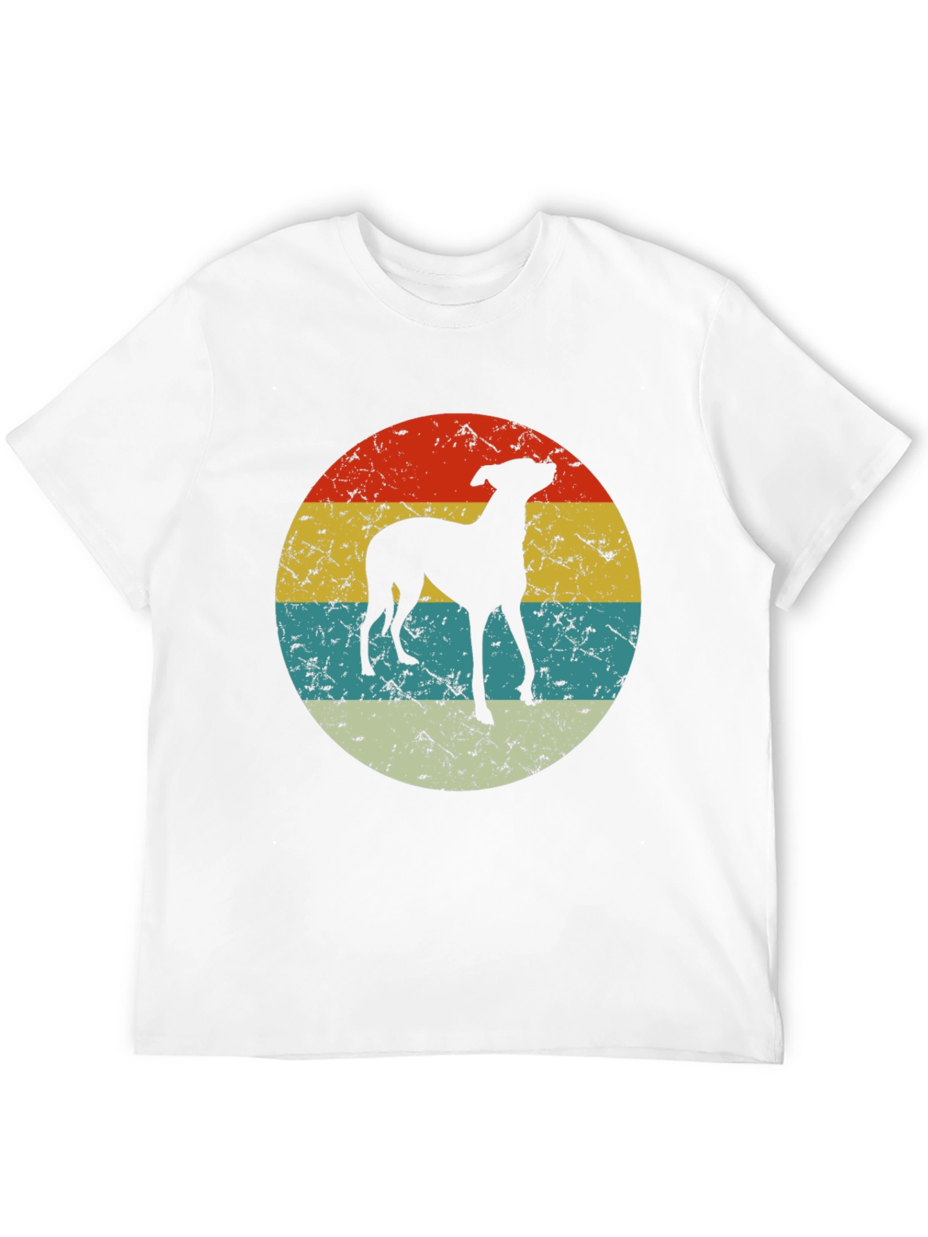 Retro Dog Silhouette Graphic Tee