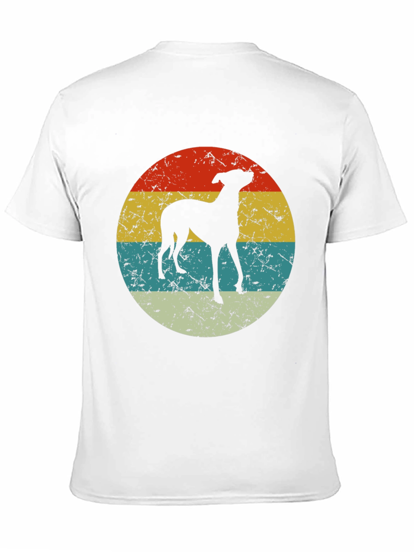 Retro Dog Silhouette Graphic Tee